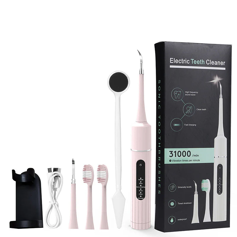 📢📢70 % de réduction !!!✨ Nettoyeur Dentaire Ultrasonique 5 en 1 - 3 Vitesses Réglables pour un Nettoyage Profond et Doux ✨📦 - Image 15