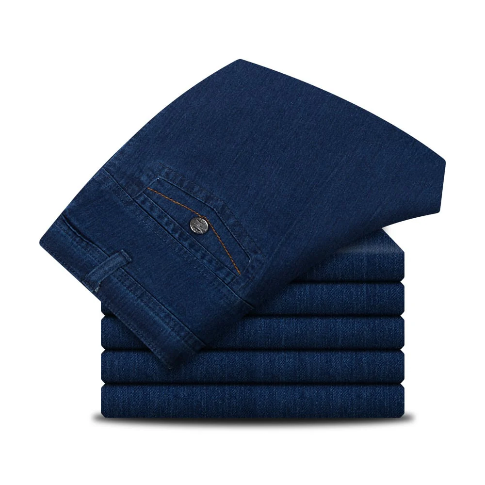📢📢60 % de réduction !!! 🎅 Jeans taille haute à coupe droite pour hommes - Image 15