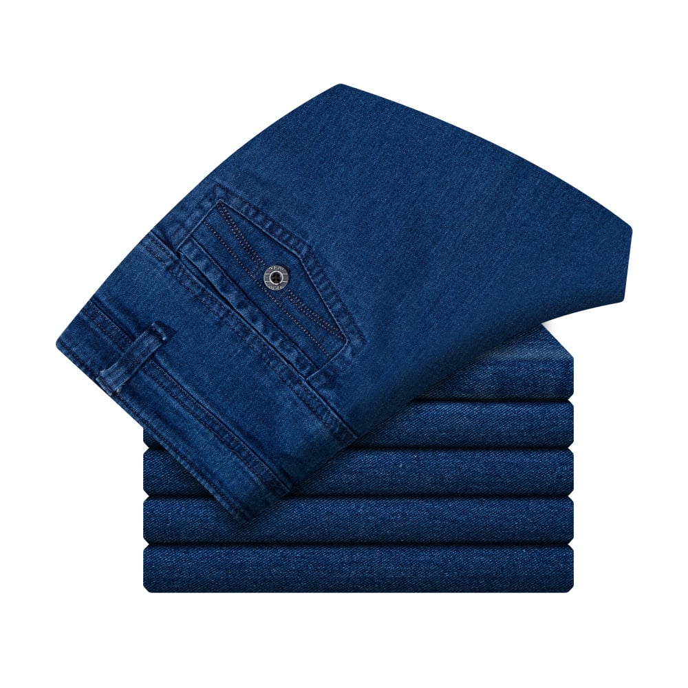 📢📢60 % de réduction !!! 🎅 Jeans taille haute à coupe droite pour hommes - Image 17