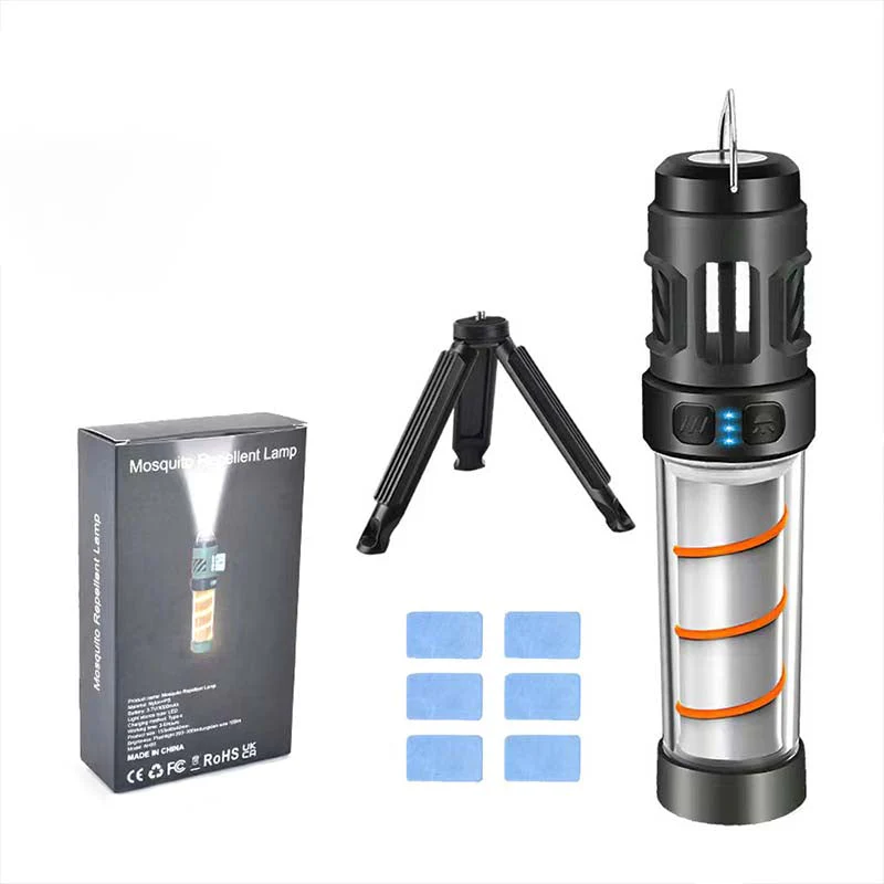 Répulsif anti-moust💥🏆✨iques et lampe de camping multifonctionnels, rechargeables et portables en un seul appareil ! - Image 11