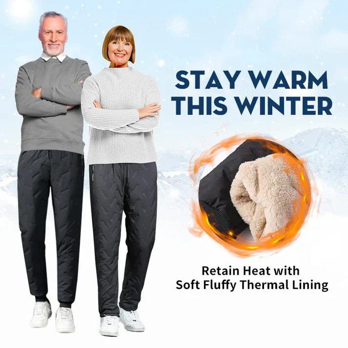 👖 60% DE RÉDUCTION ! ❄️ Pantalon de Jogging Thermique Unisexe - Isolation Chaude et Confortable pour Sport ou Quotidien en Hiver 🏃‍♂️📦