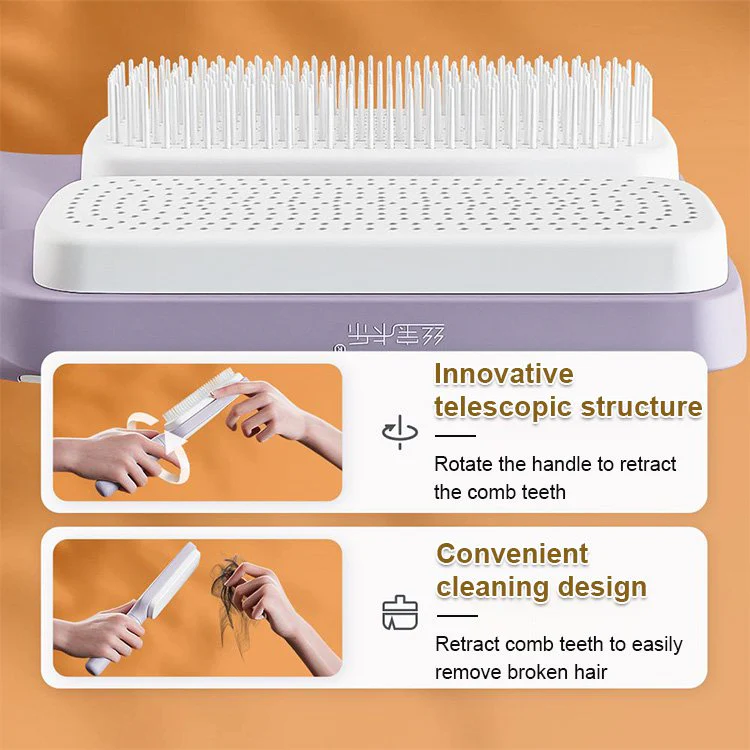 📢👱♀️66% DE RÉDUCTION - Peigne de levage rotatif à nettoyage automatique🌸 - Image 2