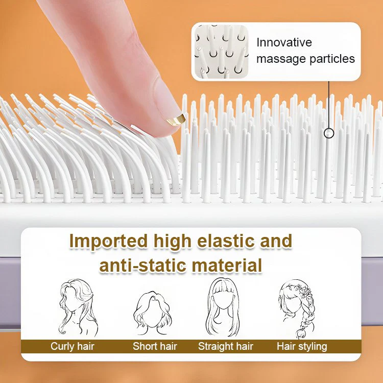 📢👱♀️66% DE RÉDUCTION - Peigne de levage rotatif à nettoyage automatique🌸 - Image 6