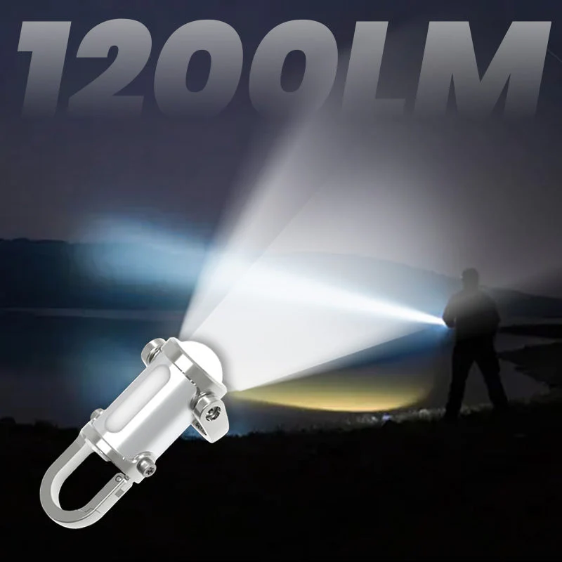 ✨✨💡Vente chaude 70% de réduction 🔥 1200lm super lumineux Mini porte - clés lampe de poche étanche - Image 2