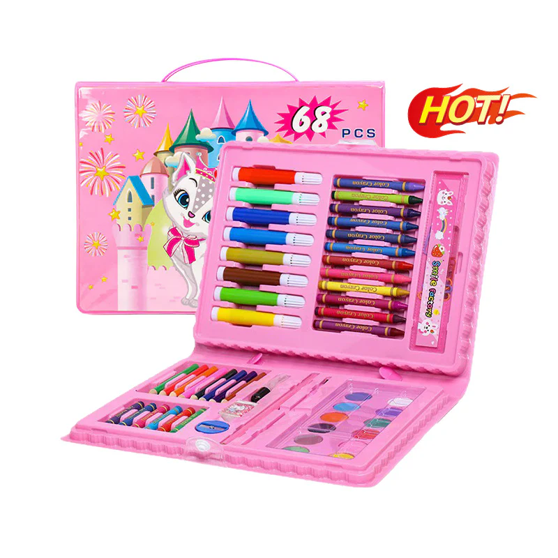 📢📢60% DE RÉDUCTION !!! ✨ Kit Artistique 6-en-1 Enfant - 208 Pièces, Chevalet Double Face, Matériaux Sûrs, Idéal pour Développer la Créativité 🎨✨ - Image 10