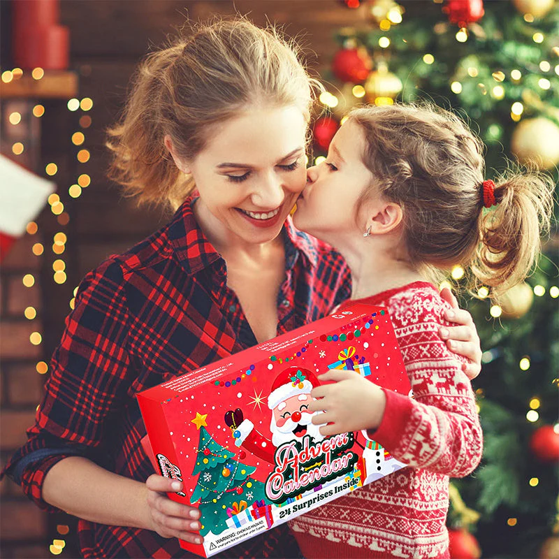 📢📢50% DE RÉDUCTION ! ❄️Calendrier de l'Avent de Noël pour enfants avec jouets surprises - Image 2