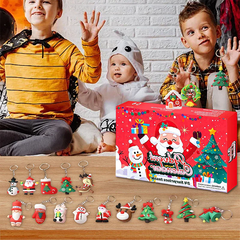 📢📢50% DE RÉDUCTION ! ❄️Calendrier de l'Avent de Noël pour enfants avec jouets surprises - Image 3