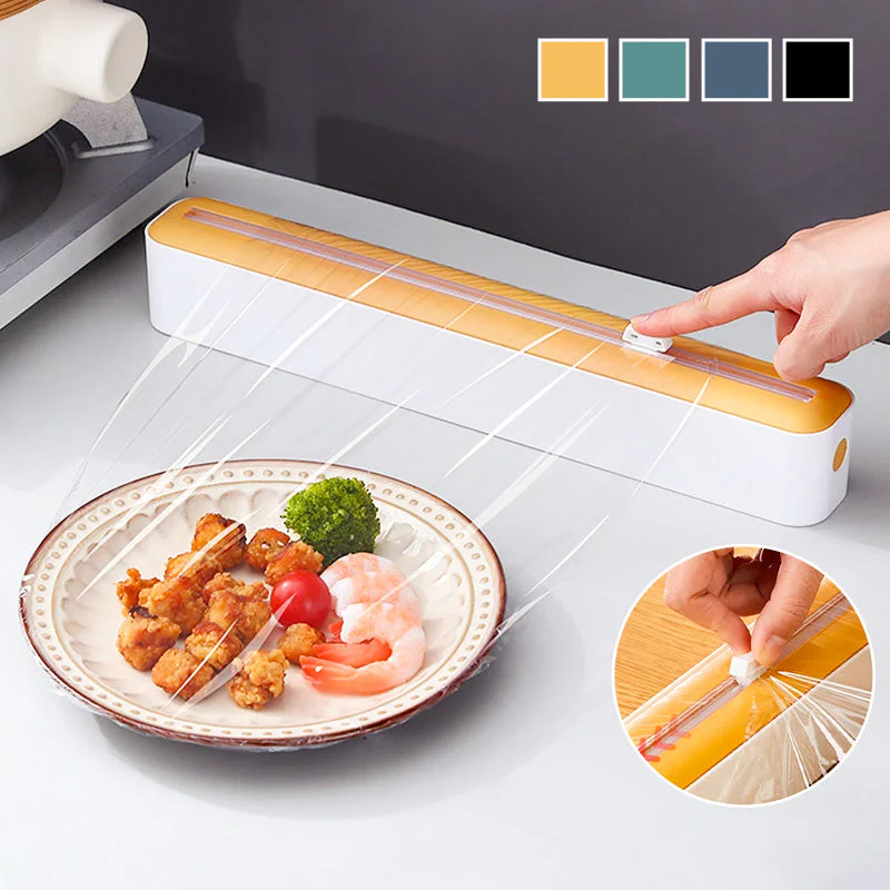 📢📢50 % de réduction !!!🎅Distributeur mural de film alimentaire pour cuisine