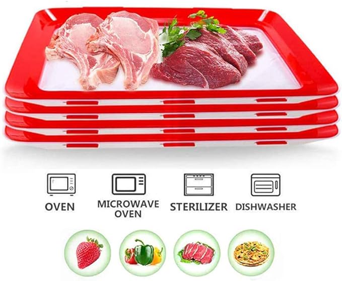🌿  Conception écologique - plateaux de conservation des aliments réutilisables ( 🔥 Vente chaude achetez plus, obtenez plus! 🔥） - Image 5