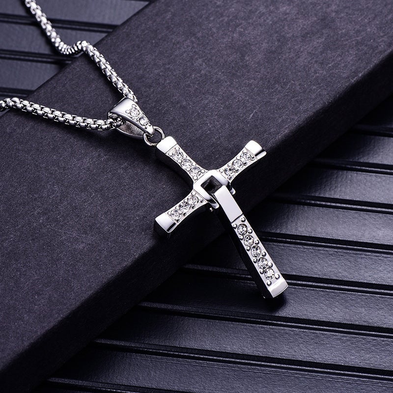 📢📢60% DE RÉDUCTION !!! ✨Collier croix✝️