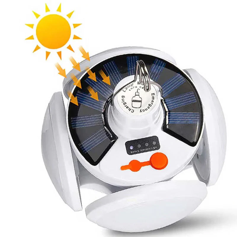 📢📢2 achetés, 1 offert !⏰Lampe solaire multifonctionnelle et pliable en forme de ballon de football