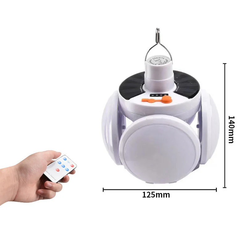 📢📢2 achetés, 1 offert !⏰Lampe solaire multifonctionnelle et pliable en forme de ballon de football - Image 10
