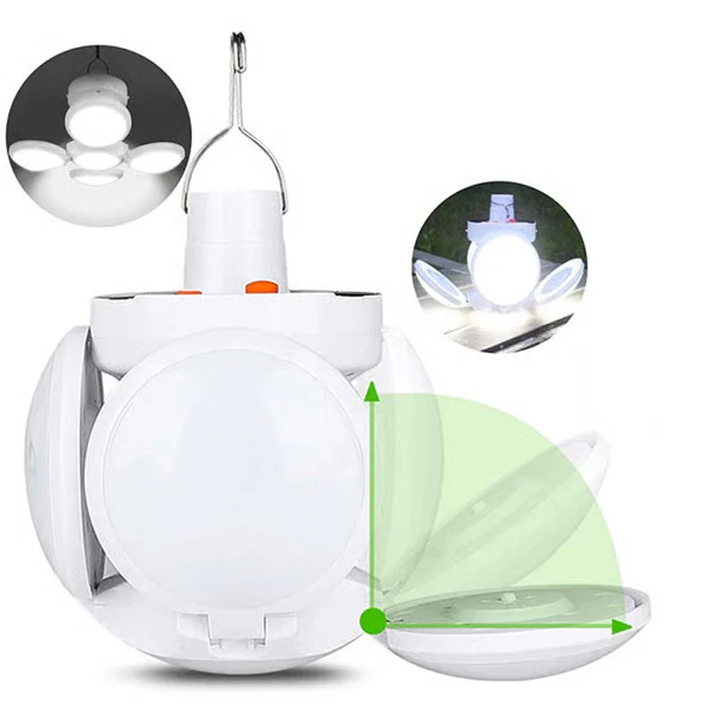 📢📢2 achetés, 1 offert !⏰Lampe solaire multifonctionnelle et pliable en forme de ballon de football - Image 2