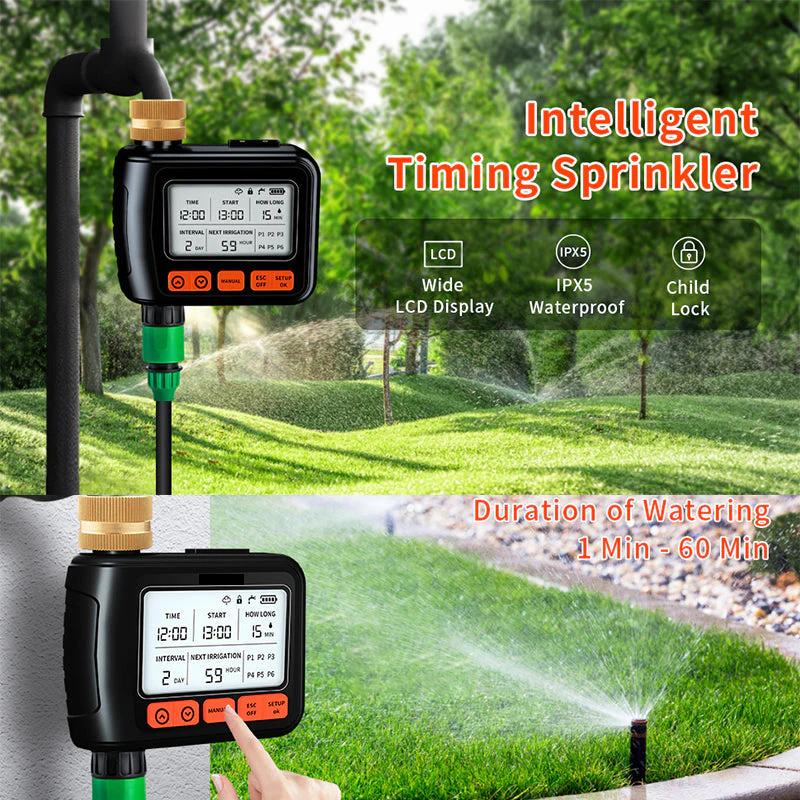 Large LCD Display Water Timer for Garden House - Image 2