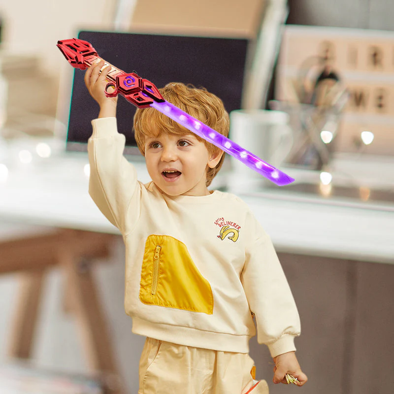 💥2025 ventes chaudes&50% de réduction💥🎁  Deux en un rétractable double tête laser Sword jouet - Image 4