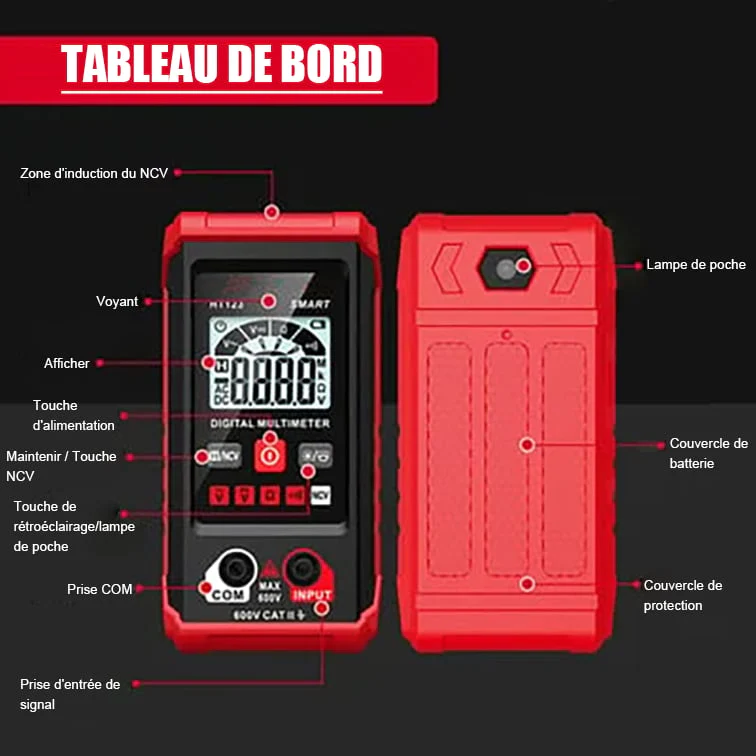 🔥Vente des 3 derniers jours-49 % de réduction🔥Multimètre digital - Image 7