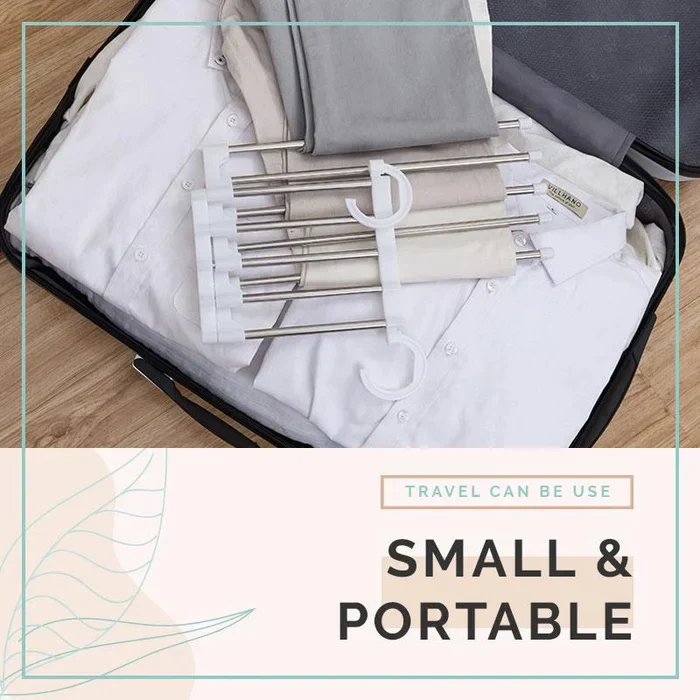 📢📢Acheter 5 recevoir 5 gratuits⏰Porte-Pantalons Multifonctionnel – Gain de Place et Pratique 🌟🏆 - Image 6