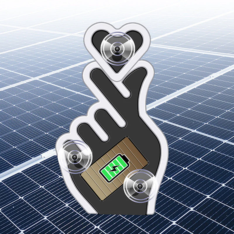 📢📢50 % de réduction !! ⏰Lampe LED solaire pour voiture en forme de geste cœur - Image 6