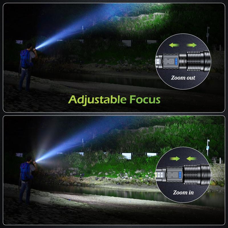 💥LAST DAY SALE 50% OFF💥Outdoor lighting white laser flashlight with cob warning side work light - Image 6