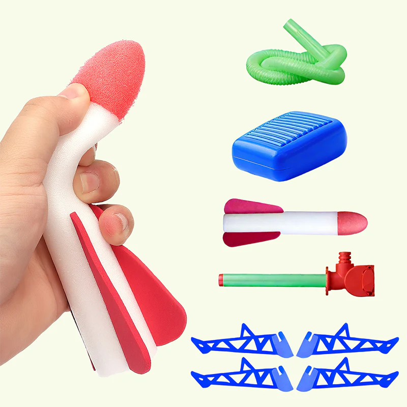 📢📢50 % de réduction !!!✨ Lance-Roquettes LED pour Enfants – Projectiles Mous, Effets Lumineux & Jeu d'Extérieur Sécurisé 🌟🧒 - Image 7