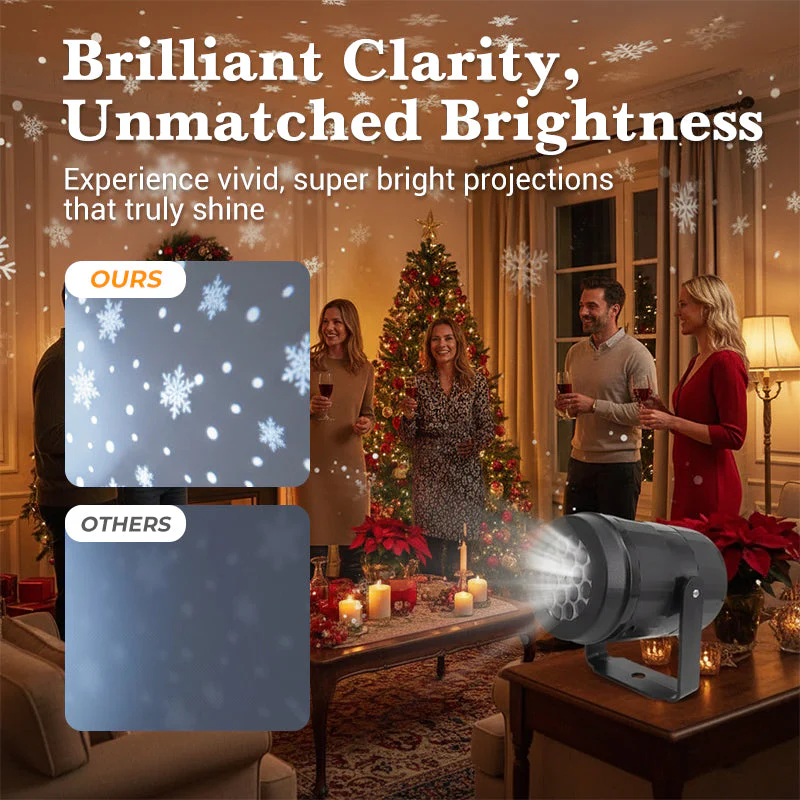 📢📢50% DE RÉDUCTION !!! 🎅Lampe projecteur LED en forme de flocon de neige - Image 5