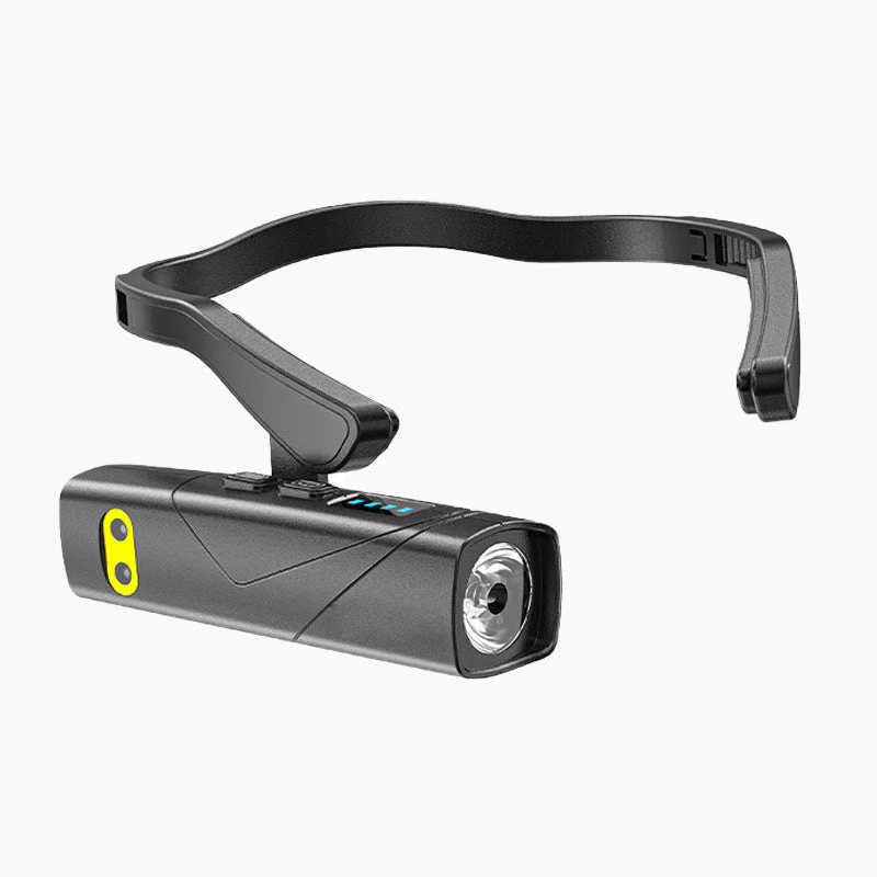 📢📢50 % de réduction !!!🎅Lampe frontale LED ultra-légère à porter sur l’oreille : 5 modes, détection gestuelle & batterie intelligente ! 💡🏃♂️ - Image 9