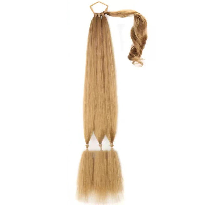 đąđą50 % de rĂ©duction !!!âšExtension lĂ©gĂšre pour queue de cheval longue tressĂ©e pour femmes - Image 16