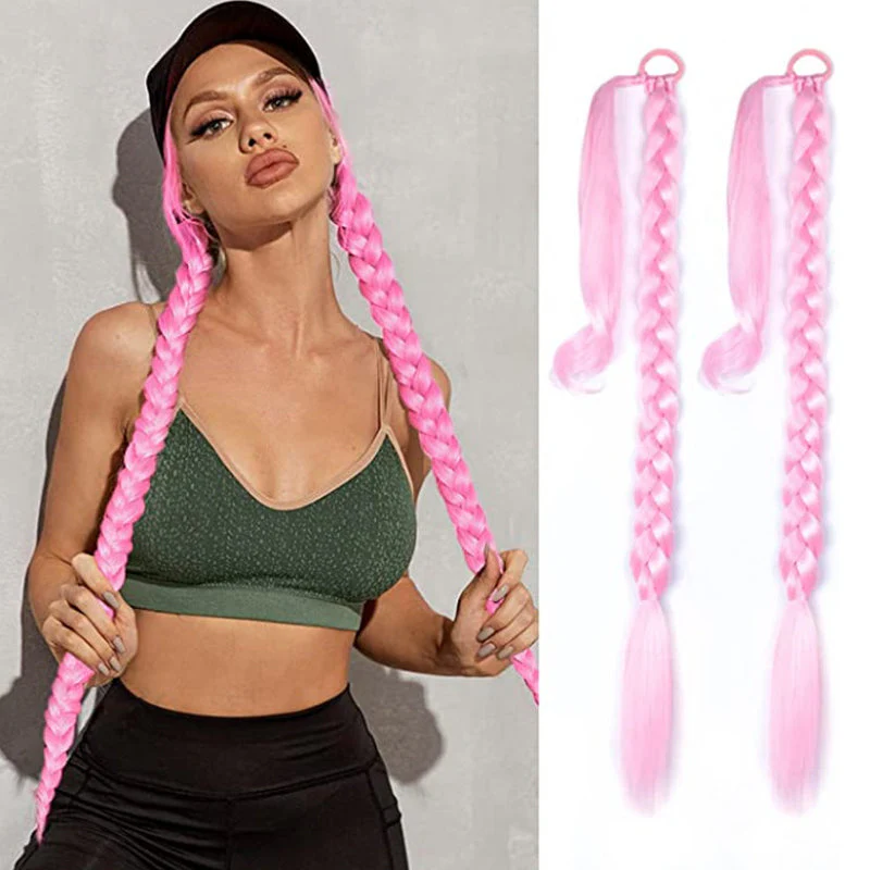 đąđą50 % de rĂ©duction !!!âšExtension lĂ©gĂšre pour queue de cheval longue tressĂ©e pour femmes - Image 4