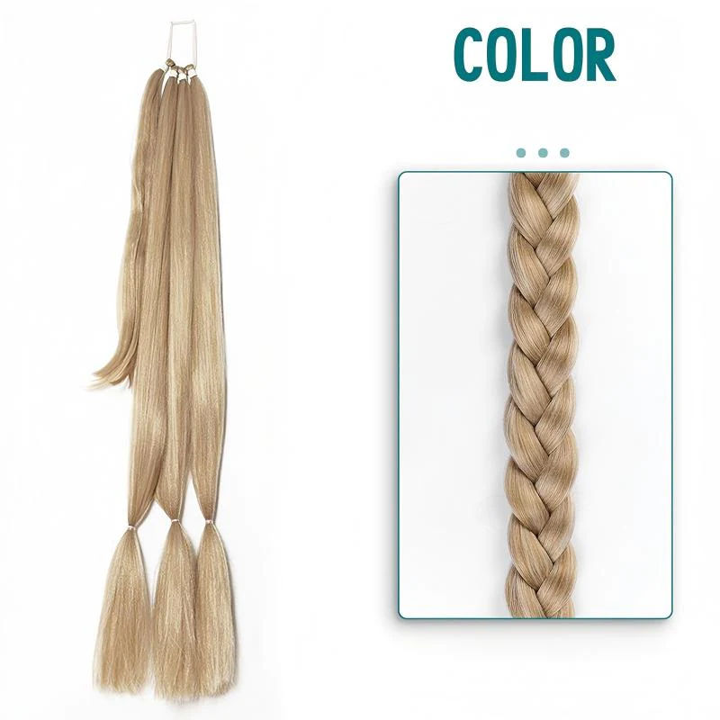 đąđą50 % de rĂ©duction !!!âšExtension lĂ©gĂšre pour queue de cheval longue tressĂ©e pour femmes - Image 9