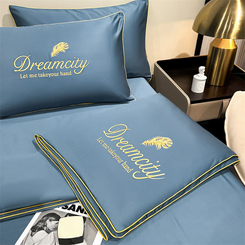 🏆 50% de réduction ❄️ Ensemble de literie quatre pièces en velours de haute qualité 💕 - Image 5