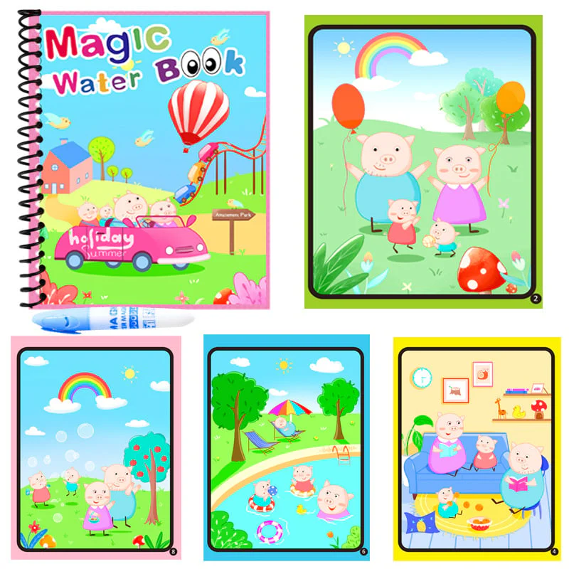 🌹ACHETEZ-EN 1, OBTENEZ-EN 1 GRATUITEMENT🔥Promotion d'été🎁✨️Livre magique de l'eau📚️🎨🧠 - Image 7