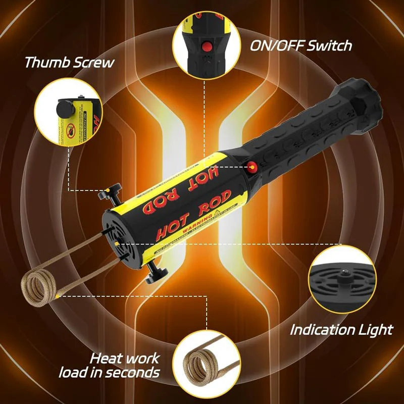 📢📢60% DE RÉDUCTION ! ✨Kit de chauffage par induction magnétique - Outil de démontage de boulons par chauffage par induction 1100 W - Image 5
