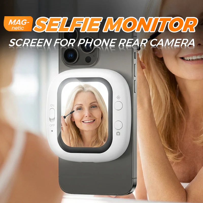 Écran magnétique pour selfie pour caméra arrière de téléphone
