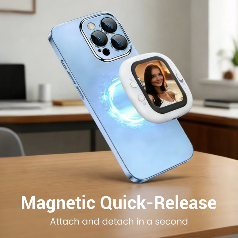 Écran magnétique pour selfie pour caméra arrière de téléphone - Image 4