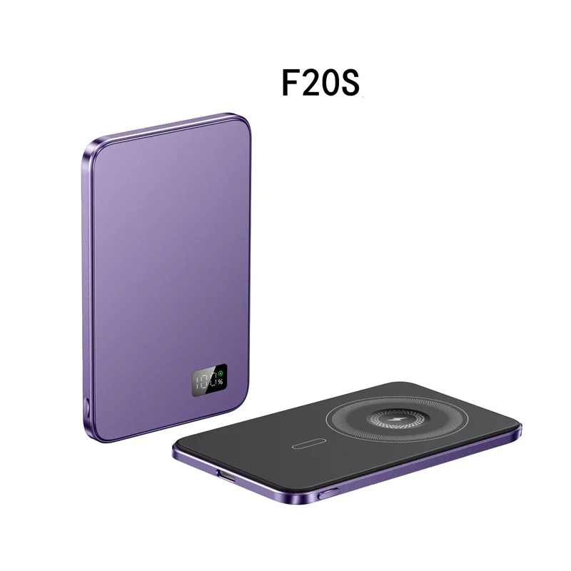 Chargeur sans fil portable magnétique avec écran LED - Image 15