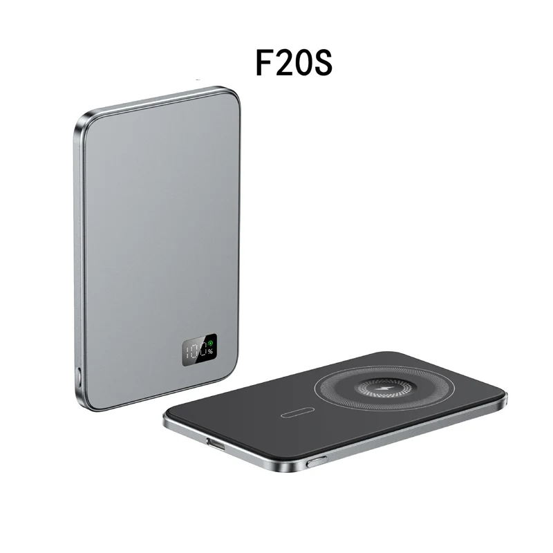 Chargeur sans fil portable magnétique avec écran LED - Image 9
