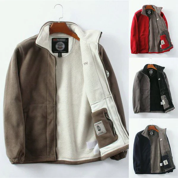 📢70% de réduction!!!📍🎁Veste chaude rembourrée double couche unisexe