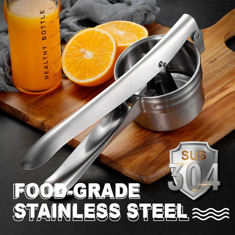 📢📢50 % de réduction !! ⏰Presse multifonctionnel en acier inoxydable AEX pour pommes de terre, jus et aliments - Image 6