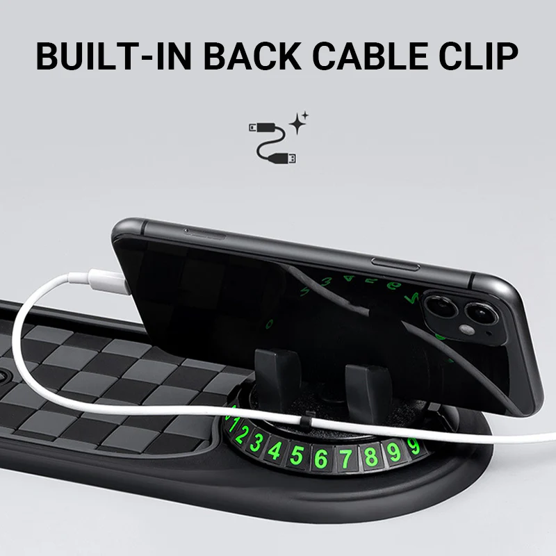 🔥Promo Flash - 63% de réduction🔥Tapis antidérapant pour tableau de bord avec support de téléphone✨ - Image 4