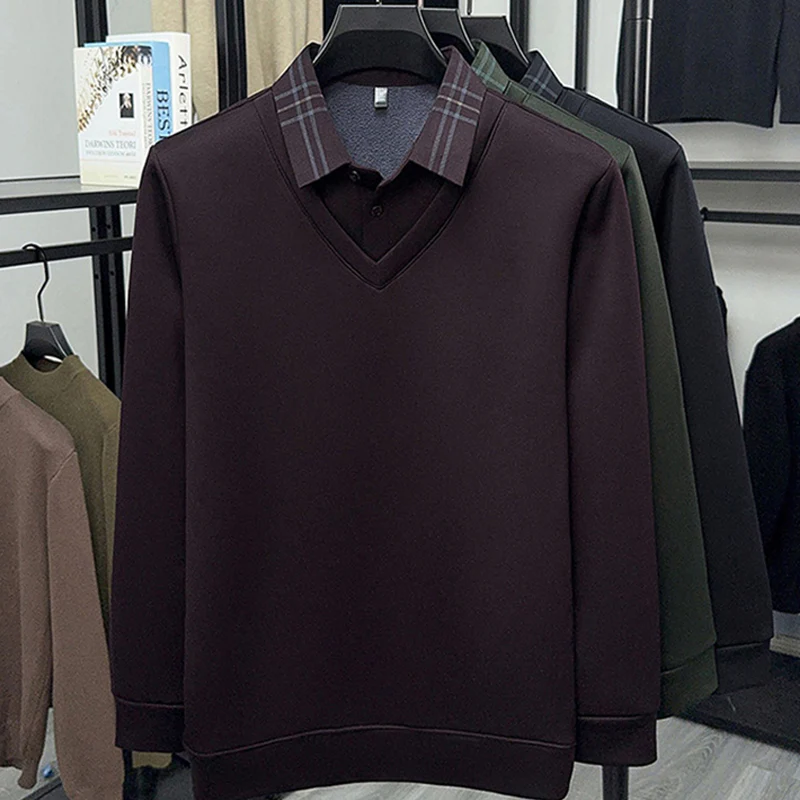 📢📢70% DE RÉDUCTION !!! ✨Chemise d'hiver 2 pièces pour homme, doublée de peluche synthétique - Image 10