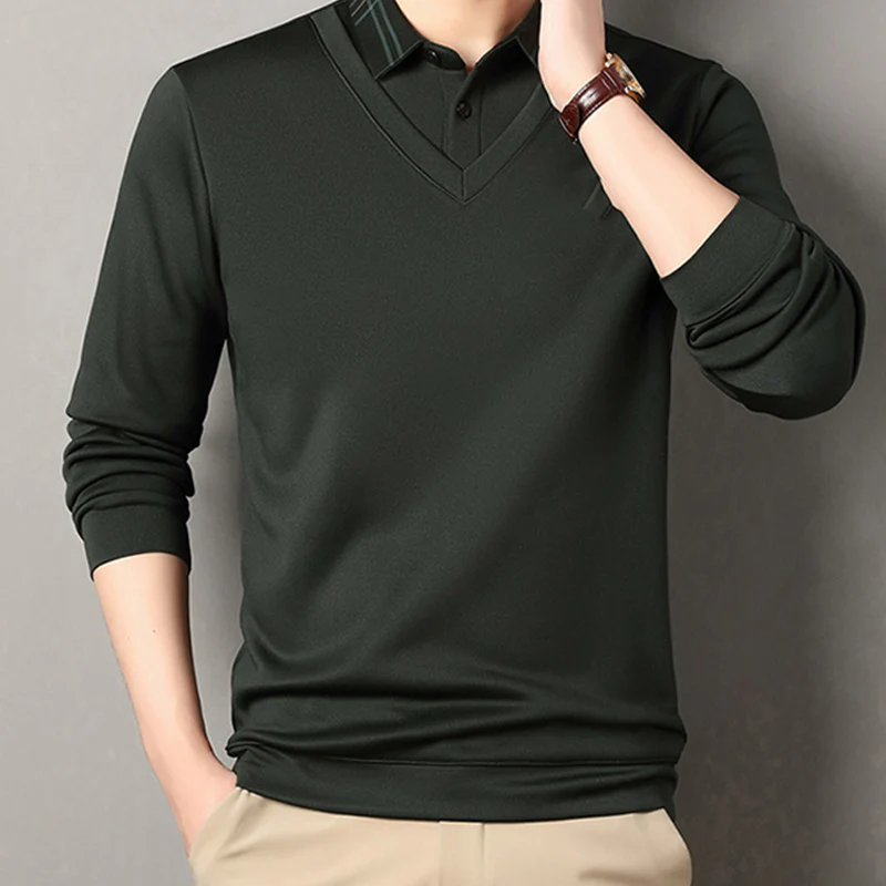 📢📢70% DE RÉDUCTION !!! ✨Chemise d'hiver 2 pièces pour homme, doublée de peluche synthétique - Image 4