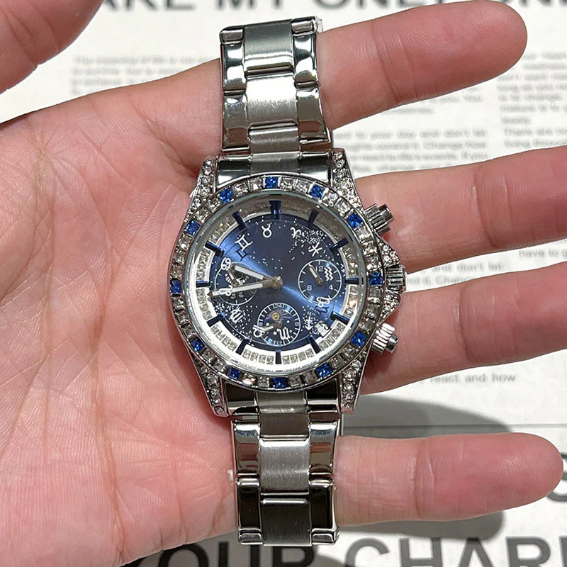 📢📢60 % de réduction !!! 🎅【🎁Le Cadeau de Noël🎁】🎄Montre chronographe lumineuse à six aiguilles pour homme - Image 8