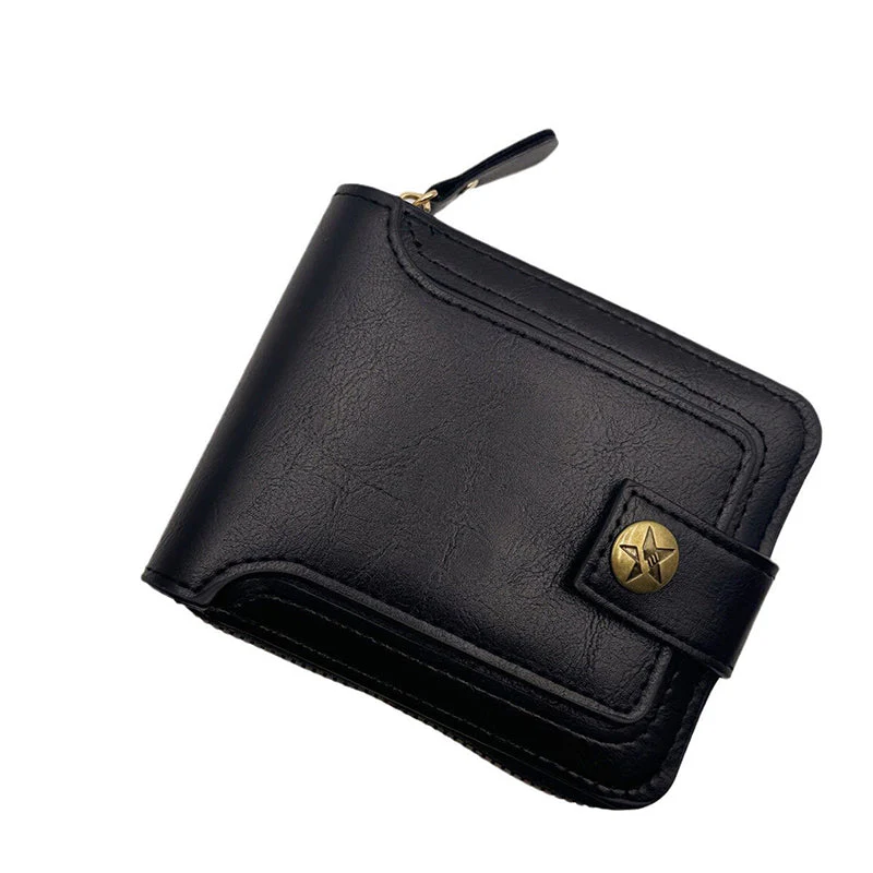 🔥60% de réduction ! Portefeuille Vintage à Fermeture Éclair – Cuir Antivol & Élégance Intemporelle 🎁 - Image 2