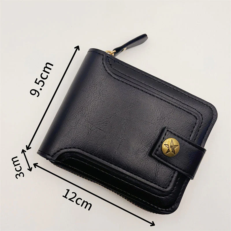 🔥60% de réduction ! Portefeuille Vintage à Fermeture Éclair – Cuir Antivol & Élégance Intemporelle 🎁 - Image 6