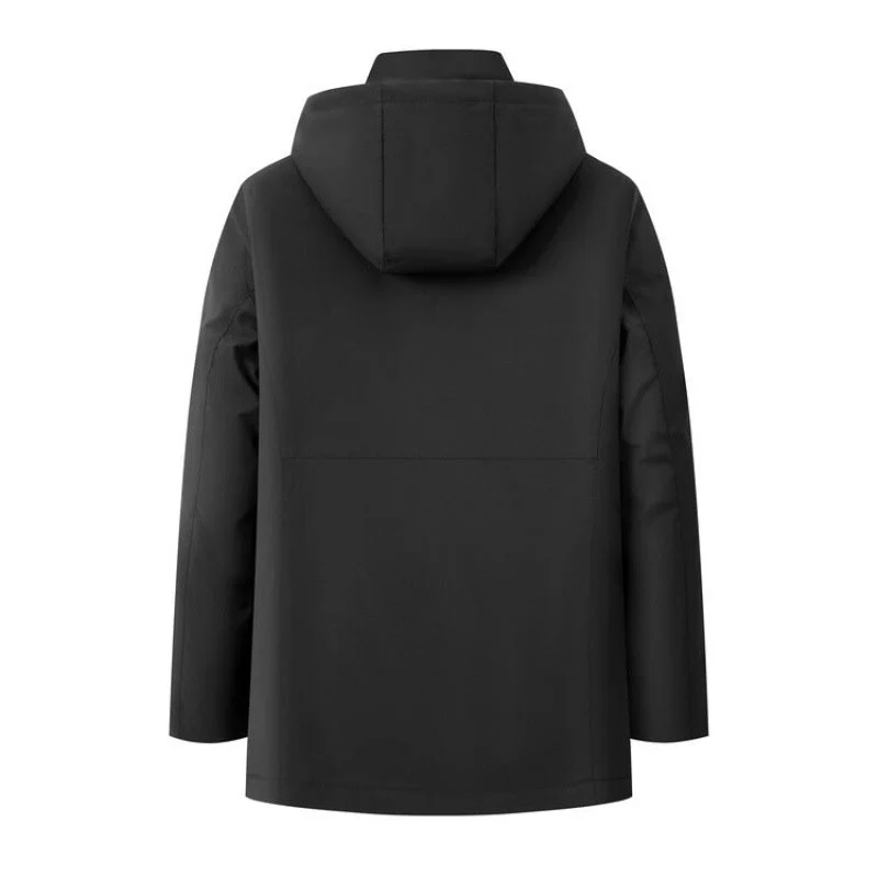 📢65% de réduction!!!📍Manteau thermique d'hiver pour homme avec parka à capuche épaisse - Image 7