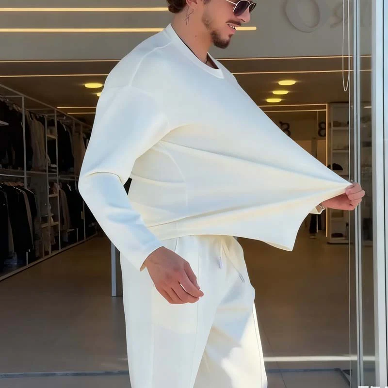 📢📢57% DE RÉDUCTION !!!✨Ensemble 2 pièces décontracté pour homme, extensible, pour l'automne - Image 2