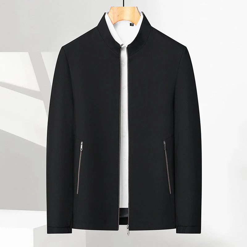 Veste décontractée à col montant pour homme - Image 3