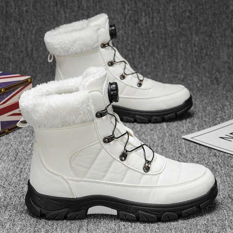 📢📢75% DE RÉDUCTION !!! ✨Bottes confortables pour hommes avec doublure en fausse fourrure douce - Image 4