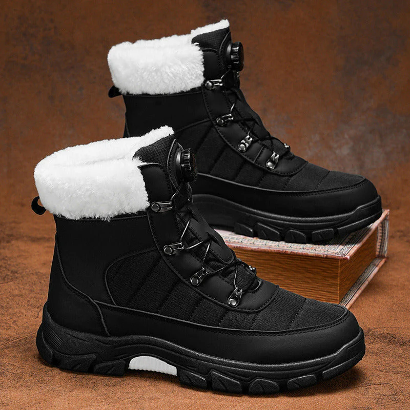 📢📢75% DE RÉDUCTION !!! ✨Bottes confortables pour hommes avec doublure en fausse fourrure douce - Image 6
