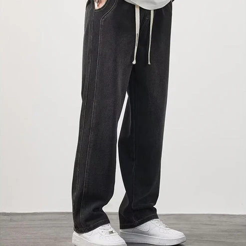 📢📢60 % de réduction !!! ✨Jeans droits amples pour hommes - Image 4